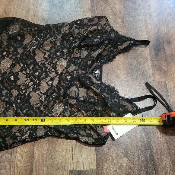 Popilush Black Lace V Neck Shapewear Tummy Control Bodysuit Size 3XL - Picture 8 of 11